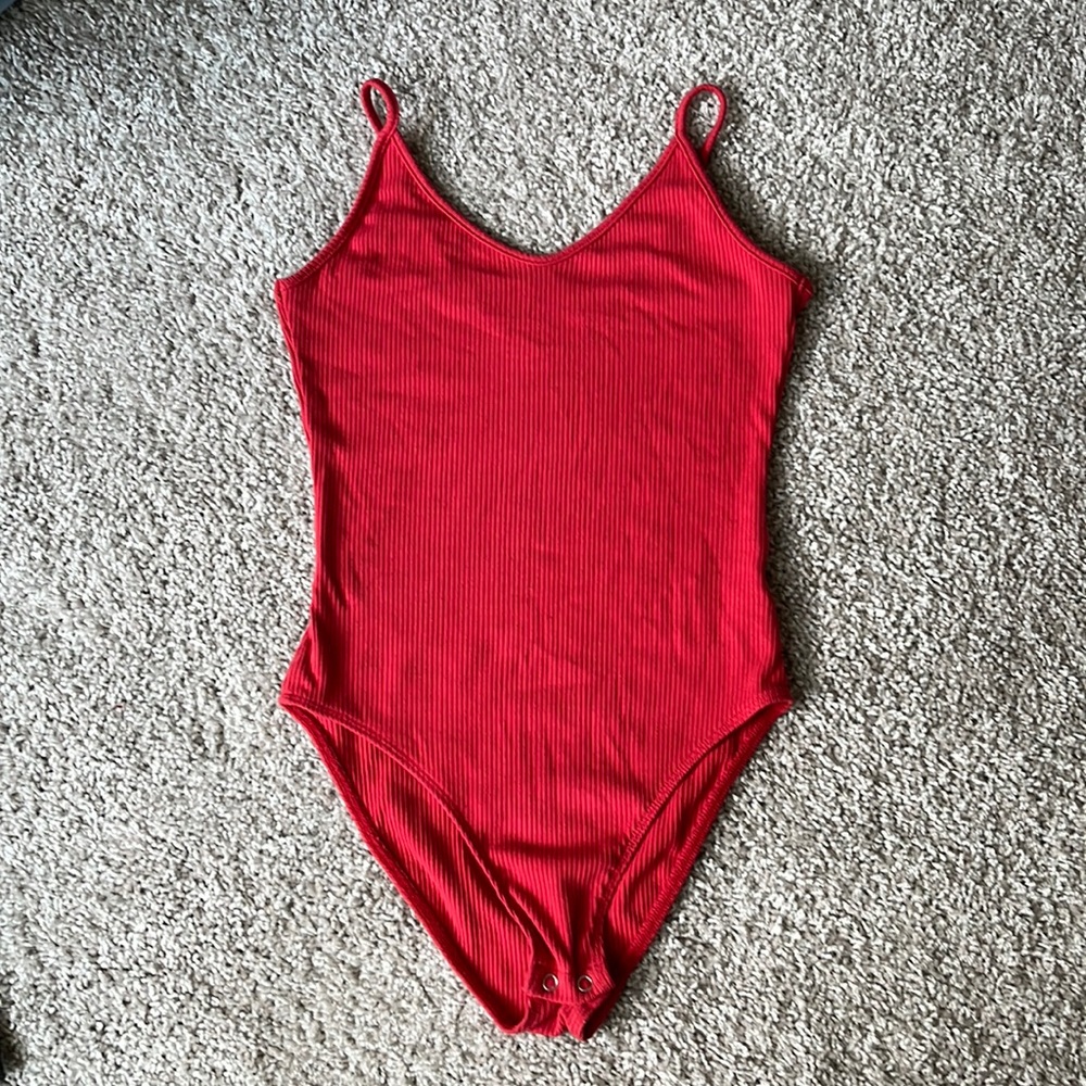 Red bodysuit